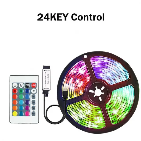 1-30M/100FT USB LED Strip Lights Tuya APP Control Color Changing 5050 RGB TV Backlight Flexible Lamp Tape for Room Decoration – Bild 8
