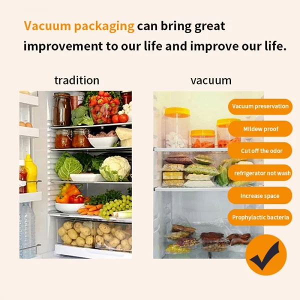 saengQ Kitchen Vacuum Bags for Food Vacuum Sealer Packing Machine Food Storage Bag BPA-Free Kitchen Accessories 100pcs/lot – Bild 5
