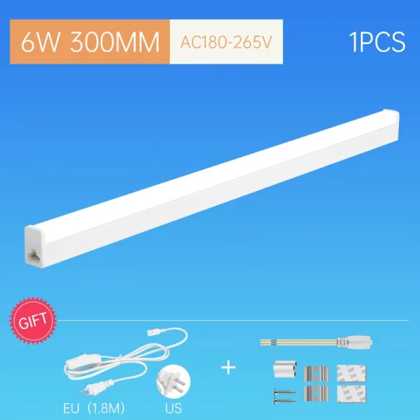 Led Tube Light Bar 50cm T5 T8 Under Cabinet Light Fixture for Kitchen Bedroom Lighting Strip 85V-265V Wall Lamp Led Tube Bar – Bild 20