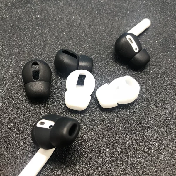 Ear Pads For Airpods 1/2 Wireless Bluetooth Iphone Earphones Silicone Covers Caps Earphone Case Earpads Eartips 2pcs/Pair – Bild 2