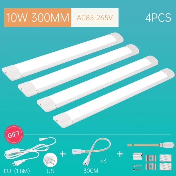 Led Tube Light Bar 50cm T5 T8 Under Cabinet Light Fixture for Kitchen Bedroom Lighting Strip 85V-265V Wall Lamp Led Tube Bar – Bild 9