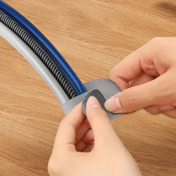 Reusable Cable Ties Fastening Wire Organizer Cord Rope Holder Self Adhesive Adjustable Cord Organizer Straps Desk Management – Bild 4