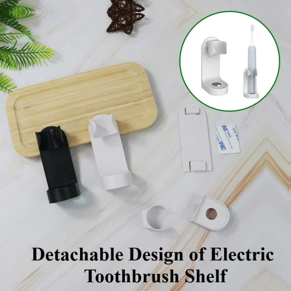 1/3pcs Electric Toothbrush Holder Traceless Toothbrush Stand Rack Wall-Mounted Bathroom Adapt 90% Electric Toothbrush Holder
