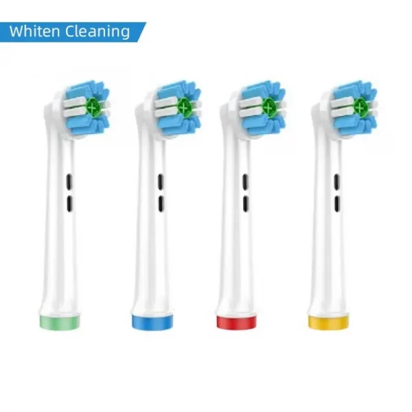 4PCS Dupont Bristle Electric Toothbrush Heads Whiten Teeth/Daily Clean/Precison Cleaning/Soft Care Teeth Function For Oral B – Bild 10