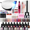 Nail Set Gel Nail Polish Set with UV LED Lamp Dryer Semi Permanent Gel Varnish Set Professional Nail Art Tools Kit Manicure Set – Bild 42