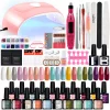 Nail Set Gel Nail Polish Set with UV LED Lamp Dryer Semi Permanent Gel Varnish Set Professional Nail Art Tools Kit Manicure Set – Bild 14