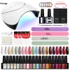 Nail Set Gel Nail Polish Set with UV LED Lamp Dryer Semi Permanent Gel Varnish Set Professional Nail Art Tools Kit Manicure Set – Bild 8
