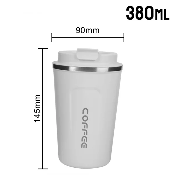 Thermo Cafe Double Stainless Steel Coffee Mug for Tea Water Coffee 380/510ML Leak_Proof Travel Thermo Cup Car Thermos Mug – Bild 13