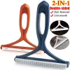 2-IN-1 Portable Fabric Lint Remover Double Sided Pet Hair Cleaning Shaver Reusable Clothes Carpet Seats Scraper Fur Removal Tool