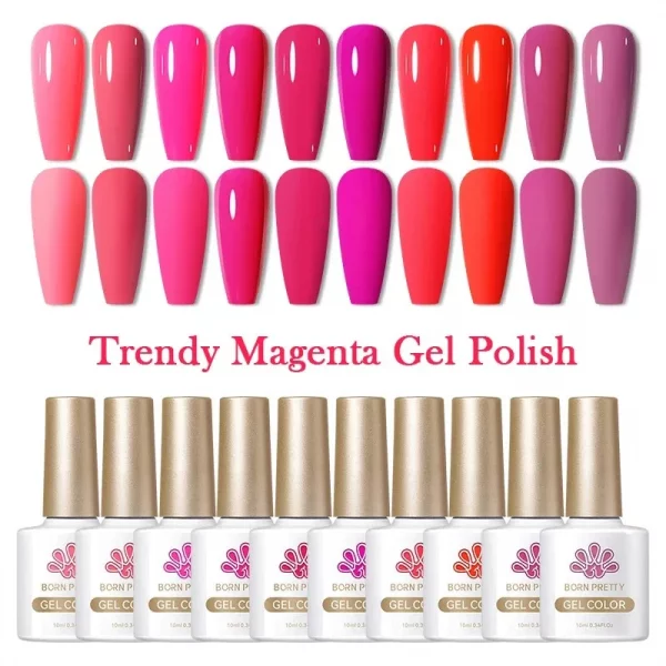BORN PRETTY Sparkling Moonlight Cat Magnetic Gel Polish Set Semi Permanent Soak Off Crystal Gel Nail Polish Kit For Nail Art DIY – Bild 7