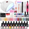 Nail Set Gel Nail Polish Set with UV LED Lamp Dryer Semi Permanent Gel Varnish Set Professional Nail Art Tools Kit Manicure Set – Bild 22