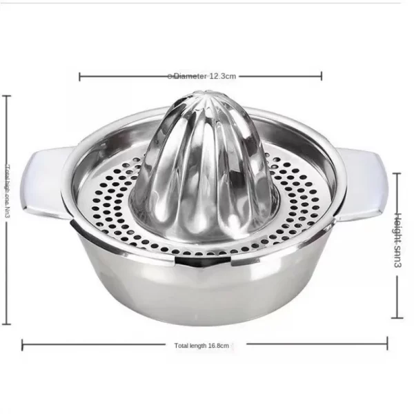 304 Stainless Steel Lemon Juicer Home Small Creative Juicer Portable Manual Juicer Orange Squeezer – Bild 6