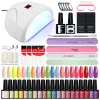 Nail Set Gel Nail Polish Set with UV LED Lamp Dryer Semi Permanent Gel Varnish Set Professional Nail Art Tools Kit Manicure Set – Bild 18