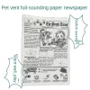 1 Piece Pet Sniffing Black and White Ringing Paper Toy Cat and Dog Interactive Bite-Resistant Newspaper Sound Toy Self-Pleasure and Boredom Relief Artifact – Bild 4