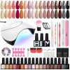 Nail Set Gel Nail Polish Set with UV LED Lamp Dryer Semi Permanent Gel Varnish Set Professional Nail Art Tools Kit Manicure Set – Bild 27