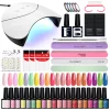 Nail Set Gel Nail Polish Set with UV LED Lamp Dryer Semi Permanent Gel Varnish Set Professional Nail Art Tools Kit Manicure Set – Bild 13