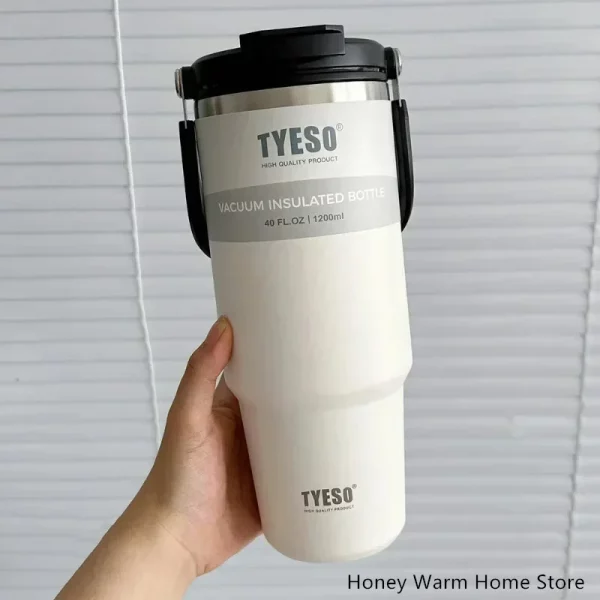 Tyeso Stainless Steel Coffee Cup Cold And Hot Double-layer Insulated Cup Tumbler Thermo Water Bottle Car Travel Mug Vacuum Flask – Bild 7