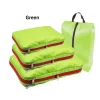 Travel Compression Packing Cubes With Shoe Bag Portable Folding Organizer Luggage Compressible Pouch Travel Storage Clothes Shoe – Bild 9