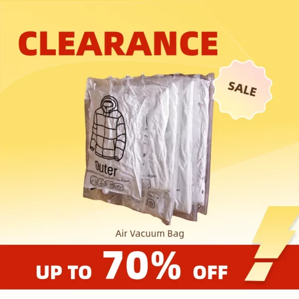 Clearance_Hang Transparent Vacuum Bag Storage For Clothes Down Jacket Overcoat Compression Home Organizer Wardrobe Dustproof Coa