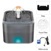 Cat Water Fountain 67oz/2L for Pet Small Dogs Drinking Ultra Silent with LED Lighting Water Dispenser Automatic Drinking – Bild 9