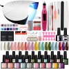 Nail Set Gel Nail Polish Set with UV LED Lamp Dryer Semi Permanent Gel Varnish Set Professional Nail Art Tools Kit Manicure Set – Bild 43