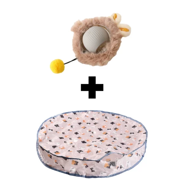Interactive Cat Toys Ball Fast Rolling in Pouch Hide and Seek Kitten Toy Motion Activated Interactive Cat Toy for Indoor – Bild 12