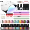 Nail Set Gel Nail Polish Set with UV LED Lamp Dryer Semi Permanent Gel Varnish Set Professional Nail Art Tools Kit Manicure Set – Bild 10