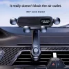 New Gravity Car Phone Holder - Strong Air Vent Clip Mount for Secure Holding, Adjustable Mobile Cell Stand for Hands-Free