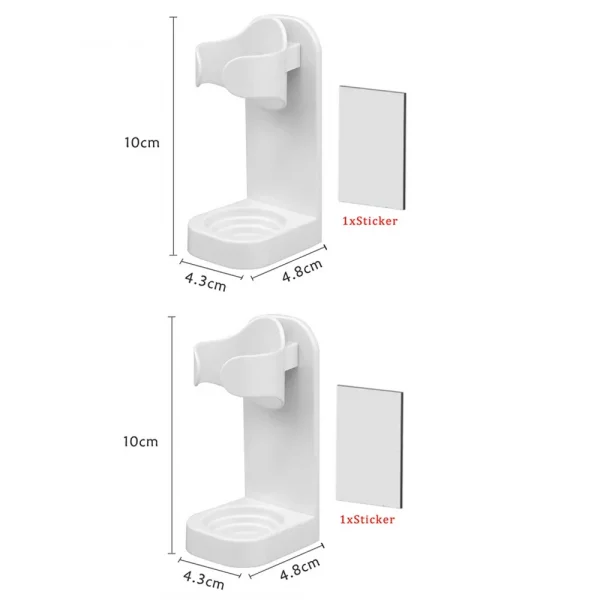 Traceless Toothbrush Holder Bath Wall-Mounted Electric Toothbrush Holders Adults Toothbrush Stand Hanger Bathroom Accessories – Bild 8