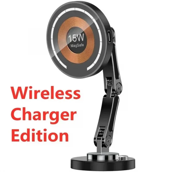 Magnetic Car Wireless Charger Stand Magnet Car Mount Fast Charging Station Phone Holder Bracket For Macsfae iPhone 15 14 13 12 – Bild 7