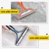 2-IN-1 Portable Fabric Lint Remover Double Sided Pet Hair Cleaning Shaver Reusable Clothes Carpet Seats Scraper Fur Removal Tool – Bild 5