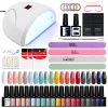 Nail Set Gel Nail Polish Set with UV LED Lamp Dryer Semi Permanent Gel Varnish Set Professional Nail Art Tools Kit Manicure Set – Bild 31