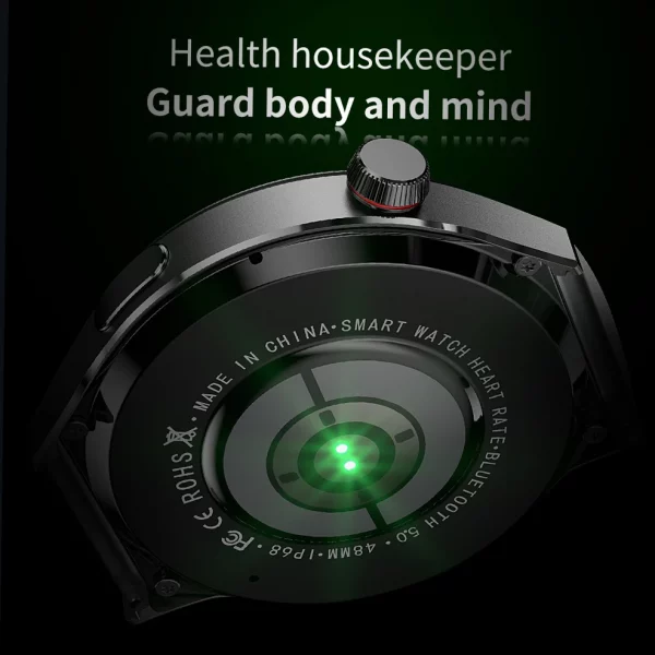 Smart Watch Bluetooth Call IP68 Waterproof NFC Smart Watch Men AMOLED HD Screen Heart Rate Sleep GPS Tracker For Watch Pro – Bild 3