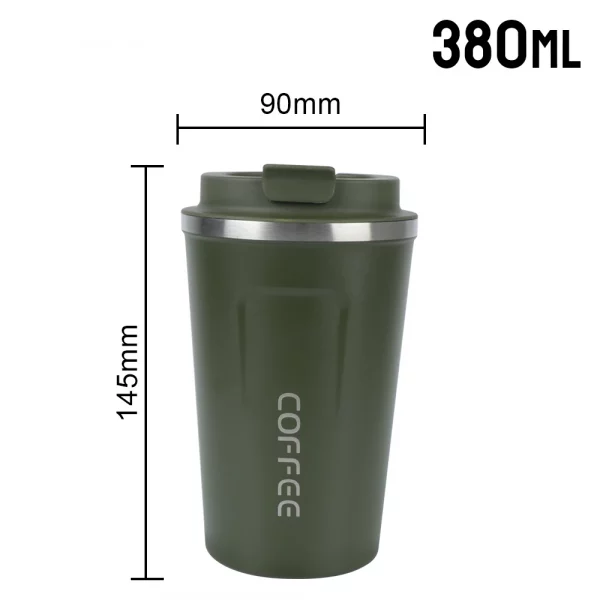 Thermo Cafe Double Stainless Steel Coffee Mug for Tea Water Coffee 380/510ML Leak_Proof Travel Thermo Cup Car Thermos Mug – Bild 12