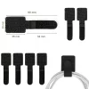 Reusable Cable Ties Fastening Wire Organizer Cord Rope Holder Self Adhesive Adjustable Cord Organizer Straps Desk Management – Bild 6