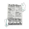 1 Piece Pet Sniffing Black and White Ringing Paper Toy Cat and Dog Interactive Bite-Resistant Newspaper Sound Toy Self-Pleasure and Boredom Relief Artifact – Bild 5