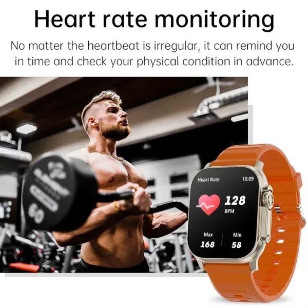 LAXASFIT 2025 Newest Smartwatch Bluetooth Voice Call Heart Rate Monitor Sports Bracelet for Android IOS Smartwatch Gift – Bild 4