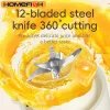 12 Blades Electric Portable Blender 350ML Juicer Fruit Mixers USB Rechargeable Smoothie Juicer Cup Squeezer Juice Maker – Bild 2