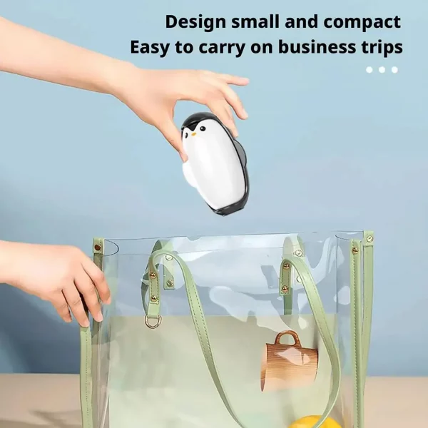 Penguin Lint Remover Household Portable Sticky Washable Reusable Mini Roller Brush Ball Suitable For Pet Hair Clothing Cleaning – Bild 2