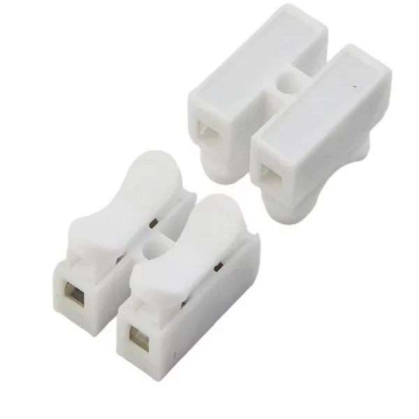 20pcs CH2 Spring Quick Wire Connectors Cable Clamps Terminal Block LED Strip Light Replace Electrical Tapes Cable Clamp Tools – Bild 5