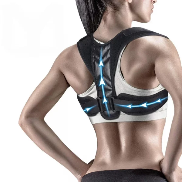 Adjustable Posture Corrector Preventing Humpback Protection Spine Pain Relief Correction Belt Women Men Back Shoulder Support – Bild 6