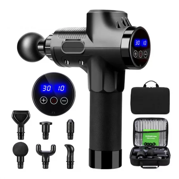 Fascial Massage Gun Electric Percussion Pistol Massager Body Neck Back Deep Tissue Muscle Relaxation Pain Relief Fitness – Bild 10