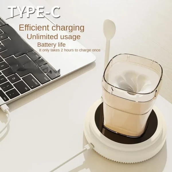 Automatic Mixing Cup Portable Electric Mixing Coffee Cup Water Cup Milk Cup USB Charging Magnetic Suspension Shaker Baby Items – Bild 5