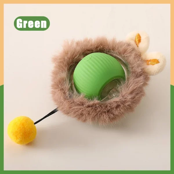Interactive Cat Toys Ball Fast Rolling in Pouch Hide and Seek Kitten Toy Motion Activated Interactive Cat Toy for Indoor – Bild 13