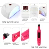 Nail Set Gel Nail Polish Set with UV LED Lamp Dryer Semi Permanent Gel Varnish Set Professional Nail Art Tools Kit Manicure Set – Bild 2