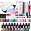 Nail Set Gel Nail Polish Set with UV LED Lamp Dryer Semi Permanent Gel Varnish Set Professional Nail Art Tools Kit Manicure Set – Bild 11