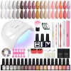 Nail Set Gel Nail Polish Set with UV LED Lamp Dryer Semi Permanent Gel Varnish Set Professional Nail Art Tools Kit Manicure Set – Bild 17