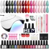 Nail Set Gel Nail Polish Set with UV LED Lamp Dryer Semi Permanent Gel Varnish Set Professional Nail Art Tools Kit Manicure Set – Bild 29