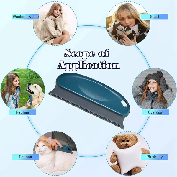 Portable Lint Remover for Clothes Fuzz Fabric Shaver Fluff Remover for Pet Carpet Woolen Coat Hairs Removes Cleaning Brush Tools – Bild 5